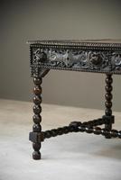 Antique Anglo Indian Carved Padouk Library Table (6 of 34) Antique Anglo Indian Carved Padouk Library Table (6 of 34)