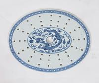 Chinese 19th Century Blue & White Oval Strainer Dish (7 of 7) Chinese 19th Century Blue & White Oval Strainer Dish (7 of 7)