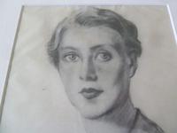 Olive Snell Mod Brit, Lithograph of Society Woman Portrait 1920's 3 of 4 Listed (2 of 3) Olive Snell Mod Brit, Lithograph of Society Woman Portrait 1920's 3 of 4 Listed (2 of 3)