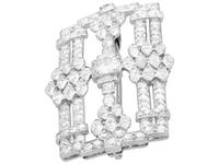 4.90ct Diamond & Platinum Brooch - Art Deco c.1925 (3 of 9) 4.90ct Diamond & Platinum Brooch - Art Deco c.1925 (3 of 9)