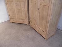 Pair of Antique Pine Cottage / Low Knockdown Wardrobes to wax / paint (3 of 12) Pair of Antique Pine Cottage / Low Knockdown Wardrobes to wax / paint (3 of 12)