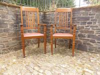 A Pair of Arts and Crafts Oak Chairs (6 of 10) A Pair of Arts and Crafts Oak Chairs (6 of 10)