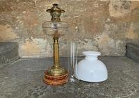Superb Tall 19thc 'Matador' Brown Ceramic & Milky White Brass Table Oil Lamp (2 of 12) Superb Tall 19thc 'Matador' Brown Ceramic & Milky White Brass Table Oil Lamp (2 of 12)