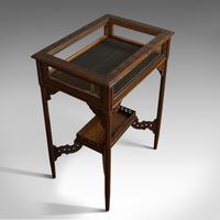Antique Bijouterie Table, English, Walnut, Glass, Display, Edwardian c.1910 (5 of 12) Antique Bijouterie Table, English, Walnut, Glass, Display, Edwardian c.1910 (5 of 12)