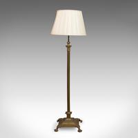 Antique Standard Lamp, English, Brass, Floor Light, Edwardian c.1910 (10 of 10) Antique Standard Lamp, English, Brass, Floor Light, Edwardian c.1910 (10 of 10)