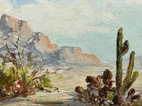 Impressionist Oil Painting Usa Desert Palm Springs California by Marjorie Helen Coates Schumacher (6 of 30) Impressionist Oil Painting Usa Desert Palm Springs California by Marjorie Helen Coates Schumacher (6 of 30)