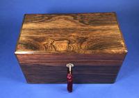 Victorian Single Lidded Rosewood Tea Caddy (4 of 13) Victorian Single Lidded Rosewood Tea Caddy (4 of 13)