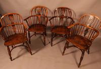 A Set of 4 Yew Tree Windsor Chairs Rockley Workshop (14 of 21) A Set of 4 Yew Tree Windsor Chairs Rockley Workshop (14 of 21)