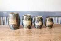 Scottish Pottery Slipware Barrel Storage Jars x4 (4 of 35) Scottish Pottery Slipware Barrel Storage Jars x4 (4 of 35)