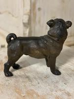 19th Century Painted Terracotta Pug (2 of 3) 19th Century Painted Terracotta Pug (2 of 3)