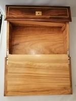 19th Century Mahogany & Olive Wood Shallow Writing Slope (6 of 8) 19th Century Mahogany & Olive Wood Shallow Writing Slope (6 of 8)