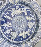Rare Staffordshire Pearlware Herculaneum Greek Pattern Transferware Plate 1815 (2 of 4) Rare Staffordshire Pearlware Herculaneum Greek Pattern Transferware Plate 1815 (2 of 4)