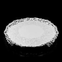 Exceptional Large Solid Sterling Silver Victorian Salver/tray/platter 47cm with Cast Border - Hunt & Roskell - Storr Mortimer & Hunt (4 of 29) Exceptional Large Solid Sterling Silver Victorian Salver/tray/platter 47cm with Cast Border - Hunt & Roskell - Storr Mortimer & Hunt (4 of 29)