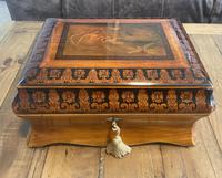 William IV Birch Penwork Jewellery Box (14 of 16) William IV Birch Penwork Jewellery Box (14 of 16)