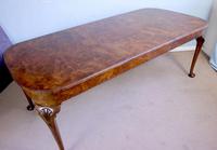 Quality Antique Burr Walnut Dining Table (8 of 14) Quality Antique Burr Walnut Dining Table (8 of 14)
