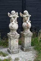 Pair of Terracotta Cherub Garden Sculptures (4 of 12) Pair of Terracotta Cherub Garden Sculptures (4 of 12)