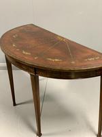 Late 18th Century Painted Demi-lune Console table (2 of 6) Late 18th Century Painted Demi-lune Console table (2 of 6)