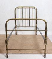 Brass Bed Frame Victorian 19th Century Single Bedframe Cast Iron (3 of 12) Brass Bed Frame Victorian 19th Century Single Bedframe Cast Iron (3 of 12)