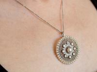 1.38 ct Diamond and Seed Pearl, Platinum Pendant / Brooch - Antique Italian Circa 1900 (12 of 12) 1.38 ct Diamond and Seed Pearl, Platinum Pendant / Brooch - Antique Italian Circa 1900 (12 of 12)