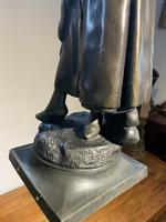 Spelter Figure of a Water Carrier (5 of 6) Spelter Figure of a Water Carrier (5 of 6)