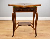Victorian Rosewood Envelope Card Table (6 of 12) Victorian Rosewood Envelope Card Table (6 of 12)