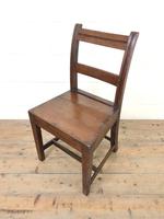 Set of Six Welsh Oak Farmhouse Kitchen Chairs with Bar Backs (4 of 9) Set of Six Welsh Oak Farmhouse Kitchen Chairs with Bar Backs (4 of 9)