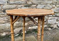 Antique Victorian Octagonal Bamboo Rattan Table (4 of 9) Antique Victorian Octagonal Bamboo Rattan Table (4 of 9)