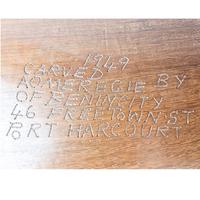Carved Nigerian African Vintage Table (8 of 11) Carved Nigerian African Vintage Table (8 of 11)