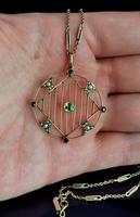 Antique Edwardian 9ct Gold Pendant, Peridot, Garnet and Pearl (9 of 10) Antique Edwardian 9ct Gold Pendant, Peridot, Garnet and Pearl (9 of 10)