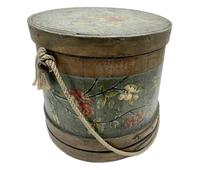 Antique Treen Hand Painted Sewing Box c.1915 (7 of 9) Antique Treen Hand Painted Sewing Box c.1915 (7 of 9)