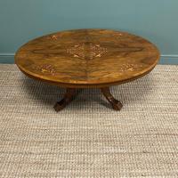 Spectacular Inlaid Walnut Antique Coffee Table (7 of 7) Spectacular Inlaid Walnut Antique Coffee Table (7 of 7)