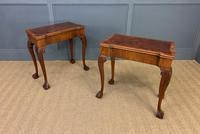 Pair of Burr Walnut Tea Tables (7 of 21) Pair of Burr Walnut Tea Tables (7 of 21)