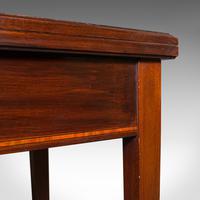 Antique Fold Over Card Table, English, Mahogany, Games, Occasional, Edwardian (12 of 12) Antique Fold Over Card Table, English, Mahogany, Games, Occasional, Edwardian (12 of 12)