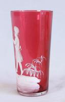 Antique Cranberry Glass Mary Gregory Tot (3 of 7) Antique Cranberry Glass Mary Gregory Tot (3 of 7)