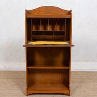 Edwardian Slim Oak Writing Bureau Arts & Crafts (3 of 9) Edwardian Slim Oak Writing Bureau Arts & Crafts (3 of 9)