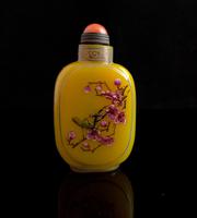 Antique Chinese Enamelled Glass Snuff Bottle, Cricket, Mantis, Yung Cheng (9 of 12) Antique Chinese Enamelled Glass Snuff Bottle, Cricket, Mantis, Yung Cheng (9 of 12)