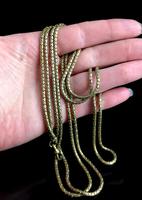Victorian Snake Link Guard Chain, Muff Chain Necklace (5 of 12) Victorian Snake Link Guard Chain, Muff Chain Necklace (5 of 12)