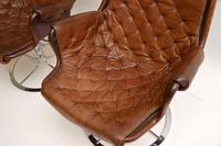 Pair of Vintage Leather Swivel ‘Jetson’ Armchairs by Bruno Mathsson (8 of 11) Pair of Vintage Leather Swivel ‘Jetson’ Armchairs by Bruno Mathsson (8 of 11)