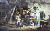 Pair of Early 19th Century Country Genre Scenes Oil on Canvas (21 of 21) Pair of Early 19th Century Country Genre Scenes Oil on Canvas (21 of 21)