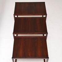 1960’s Danish Rosewood Nest of Tables by Kai Kristiansen (3 of 11) 1960’s Danish Rosewood Nest of Tables by Kai Kristiansen (3 of 11)