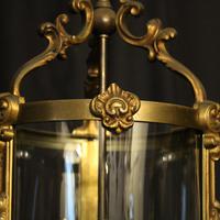 French Gilded Bronze Antique Hall Lantern (3 of 9) French Gilded Bronze Antique Hall Lantern (3 of 9)