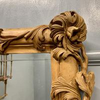 Large Carved Wood Overmantle Mirror (6 of 9) Large Carved Wood Overmantle Mirror (6 of 9)
