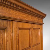 Antique Master Bedroom Wardrobe, Satinwood, Cupboard, Maple & Co, Edwardian (7 of 12) Antique Master Bedroom Wardrobe, Satinwood, Cupboard, Maple & Co, Edwardian (7 of 12)