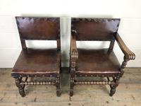 Set of Six Oak & Leather Dining Chairs (5 of 23) Set of Six Oak & Leather Dining Chairs (5 of 23)