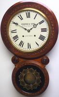 Antique Drop Dial Wall Clock - Walnut 8-Day Striking Wall Clock (4 of 12) Antique Drop Dial Wall Clock - Walnut 8-Day Striking Wall Clock (4 of 12)