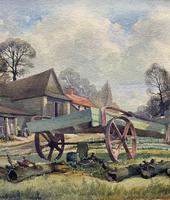 The Green Cart by R.Coleman 1971 - Fine Farmstead Landscape Watercolour Painting (5 of 11) The Green Cart by R.Coleman 1971 - Fine Farmstead Landscape Watercolour Painting (5 of 11)