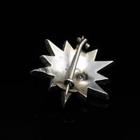 Antique Victorian Old Cut Paste Sterling Silver Star Brooch Pin (2 of 8) Antique Victorian Old Cut Paste Sterling Silver Star Brooch Pin (2 of 8)
