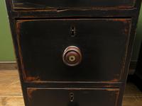 Black Painted Writing Desk with Drawers, Gothic Shabby Chic (6 of 15) Black Painted Writing Desk with Drawers, Gothic Shabby Chic (6 of 15)