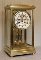 Bell Striking Brass Four Glass Clock (3 of 9) Bell Striking Brass Four Glass Clock (3 of 9)