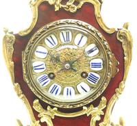 Wow! Phenomenal French Boulle Mantel Clock Red Shell floral Ormolu Mounts 8 Day Mantle Clock (9 of 10) Wow! Phenomenal French Boulle Mantel Clock Red Shell floral Ormolu Mounts 8 Day Mantle Clock (9 of 10)